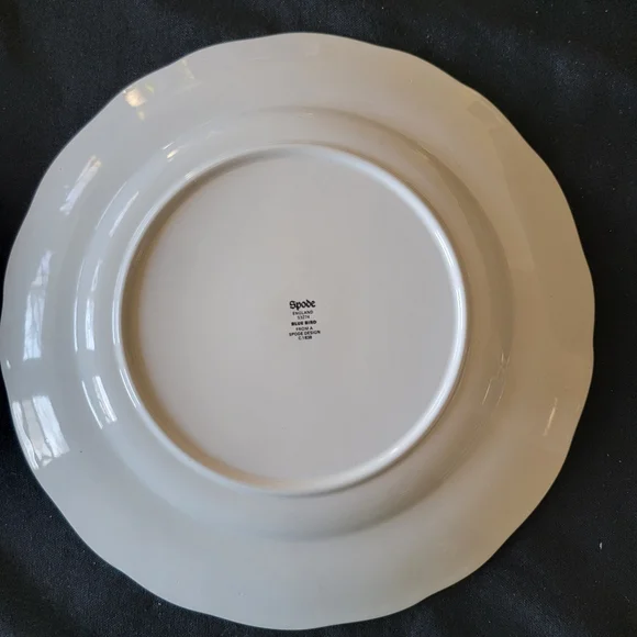 Spode England Blue Bird Fruit Yellow Blue Dinner Plate - Picture 5 of 6